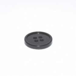 Bouton rond 30 mm noir