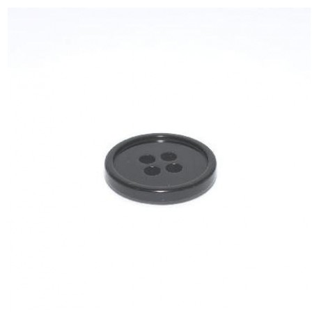 Bouton rond 30 mm noir - Boutons