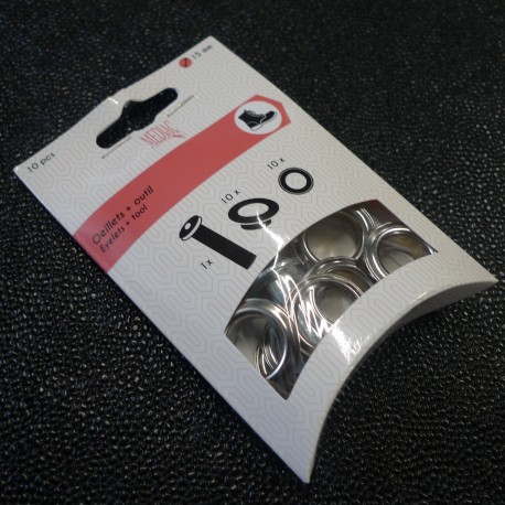 Oeillets 15 mm nickel