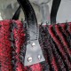 Tissu laine bouillie noire