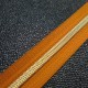 Zip SB grosse spirale fauve et or au 10 cm