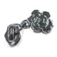 Curseur zip Rose gun