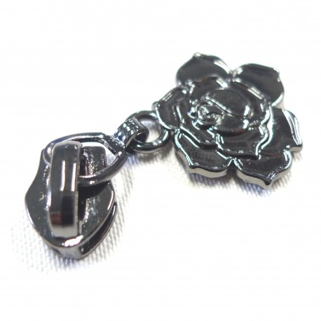 Curseur zip Rose gun
