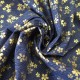 Tissu Kogane no hana bleu
