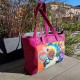 Simili cuir Mora framboise gourmande
