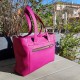 Simili cuir Mora framboise gourmande