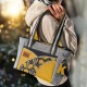 Simili cuir Mora moutarde