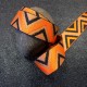 Sangle jacquard Keseya orange camel