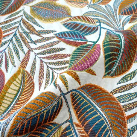 Tissu jacquard Cacao