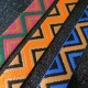 Sangle jacquard Keseya bleu camel