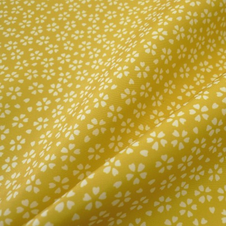 Toile déperlante Myosotis safran