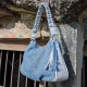 Tissu Nubuck Gris perle