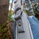 Tissu Nubuck Gris perle