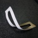 Appliqué poche cuir or