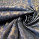 Coton Chambray irisé léopard