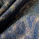 Coton Chambray irisé léopard