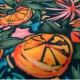 Toile Canevas Tangerine