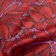 Satin de coton Alcazaba rouge