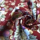 Tissu Tsubaki bordeaux
