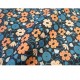 Coton fleurs Princess saumon