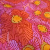 Coton Anémone vintage rose