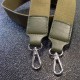 Bandoulière de sac kaki