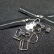Kit zips métal YKK TETRA