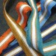 Sangle Folk Lurex orange