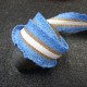 Sangle Folk Lurex bleu