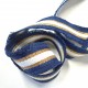 Sangle Folk Lurex marine