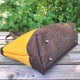 Simili cuir autruche moutarde