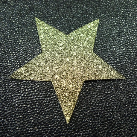 Etoile simili glitter vert