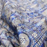 Enduit coton Ikaria bleu