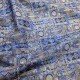 Enduit coton Ikaria bleu