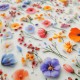 Enduit coton Floralie 3D
