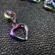 Curseur zip Coeur Rainbow