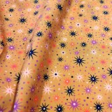 Coton Jungle Stars moutarde
