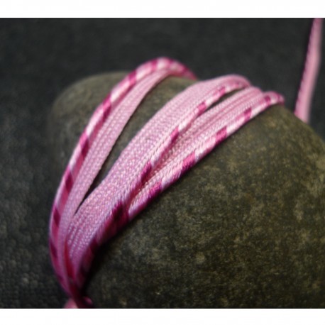 Passepoil tissé Candy rose