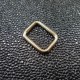 Boucle rectangle or 20 mm