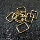 Boucle rectangle or 20 mm