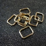 Boucle rectangle or 15 mm