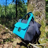 Box Couture Lunch Bag Gota toile à sac turquoise