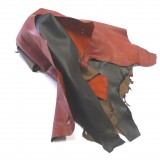 Lot 3 peaux de cuir véritable
