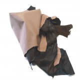 Lot 3 peaux de cuir véritable