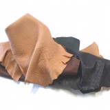 Lot 3 peaux de cuir véritable
