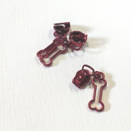 Curseur zip Nonos rouge
