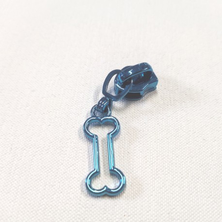 Curseur zip Nonos Bleu