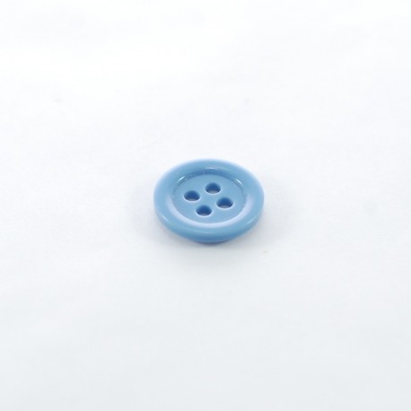 Bouton dragée bleu