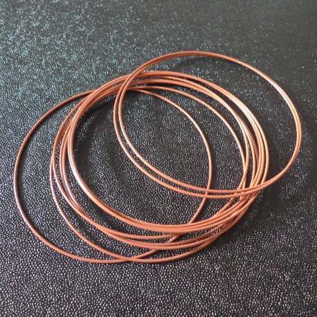 Cercle nu rond cuivre