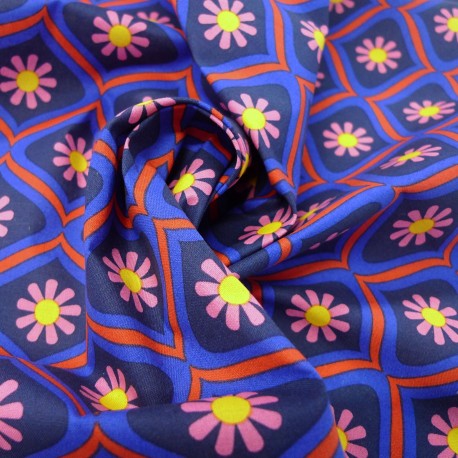 Enduit coton Graph Daisy